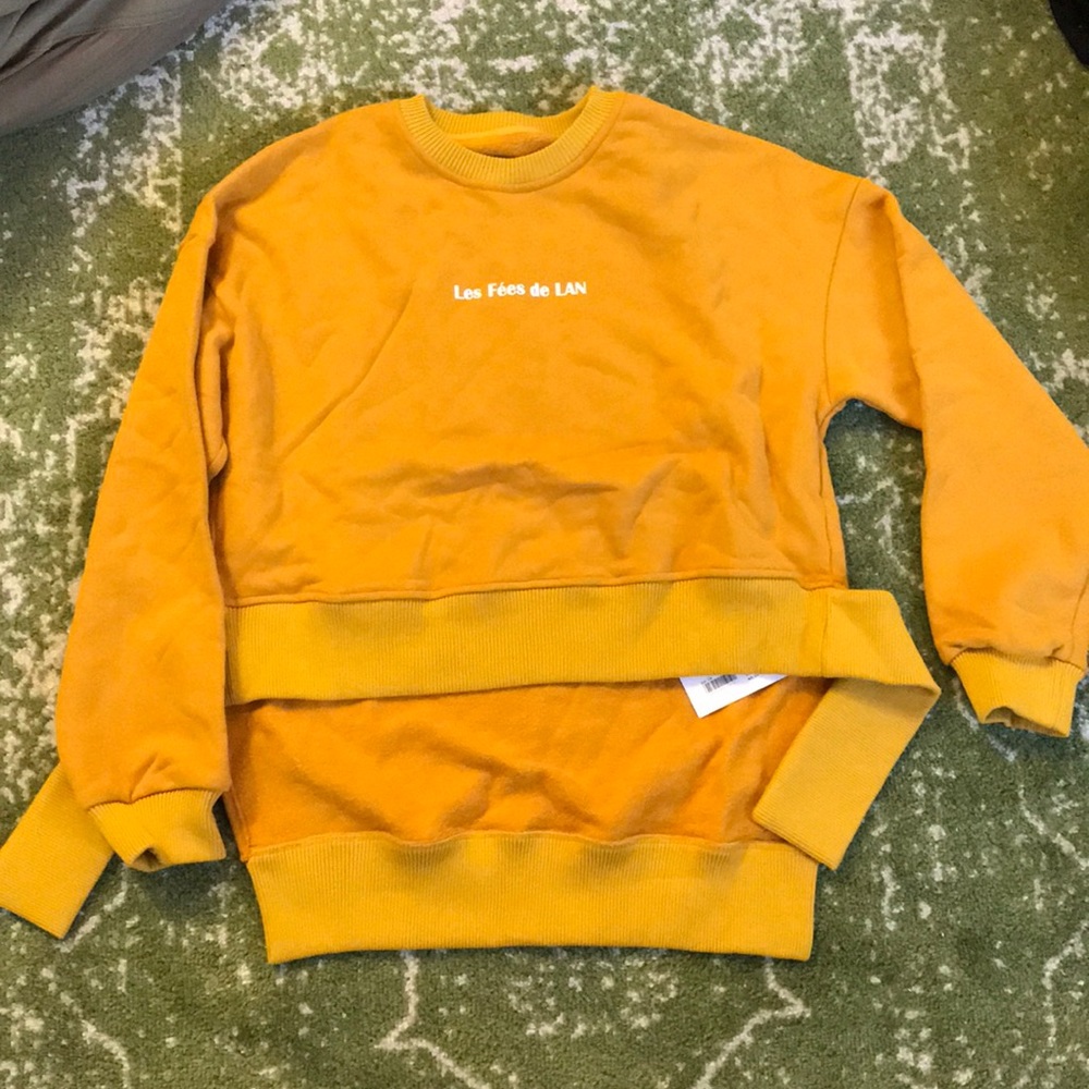 LanYu Mango Yellow Sweatshirt